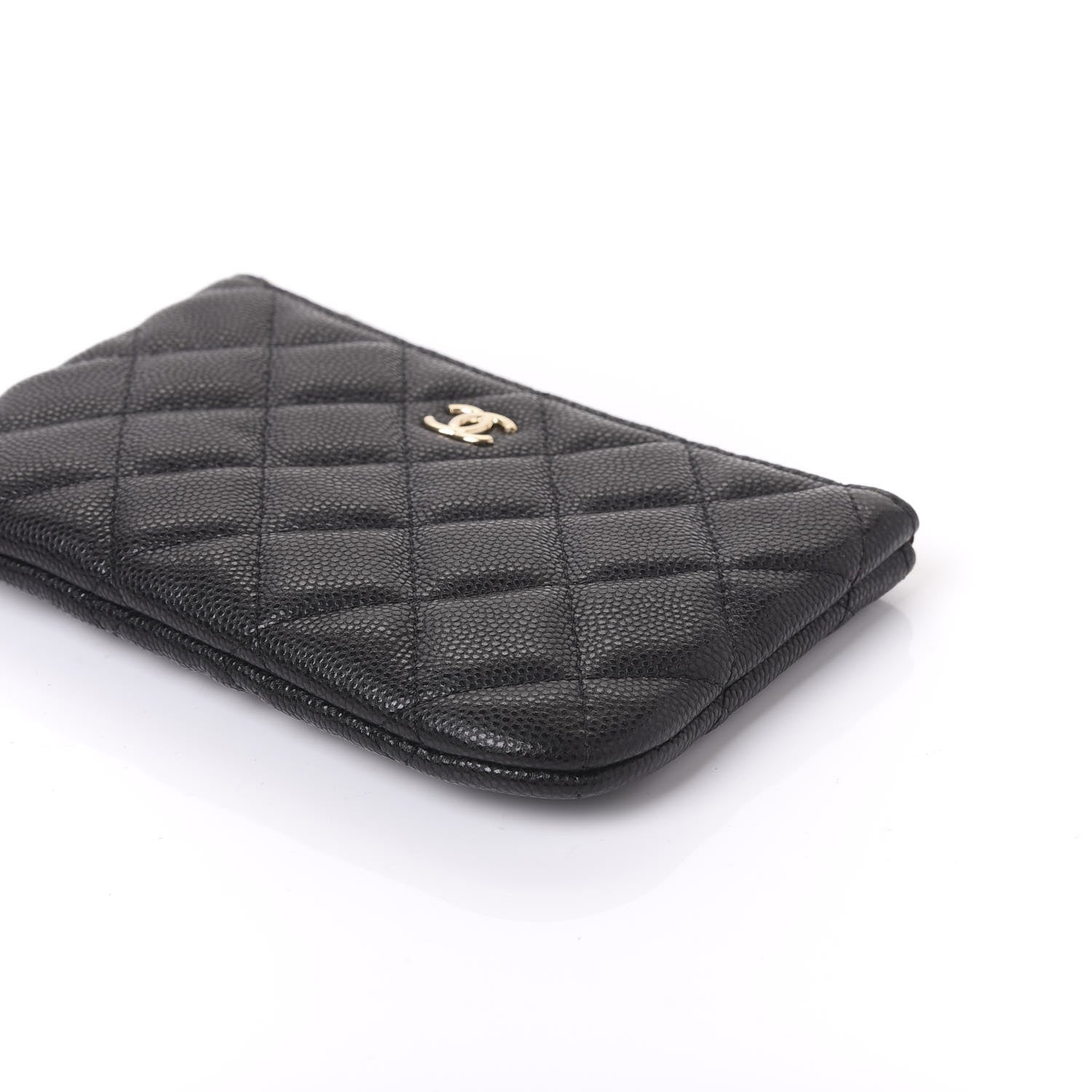 Chanel Caviar Quilted Small Cosmetic Case Black 6 of 10