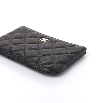 Chanel Caviar Quilted Small Cosmetic Case Black 6 of 10