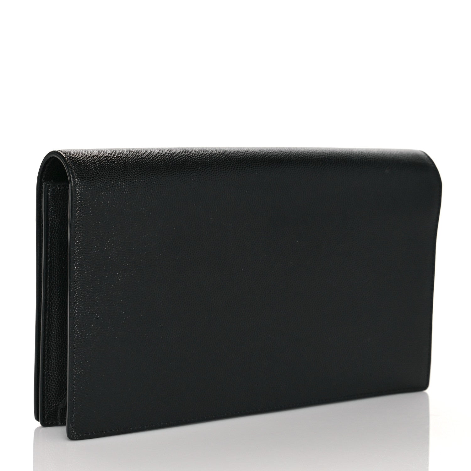 Saint Laurent Grain De Poudre Classic Monogram Kate Clutch Black 3 of 9