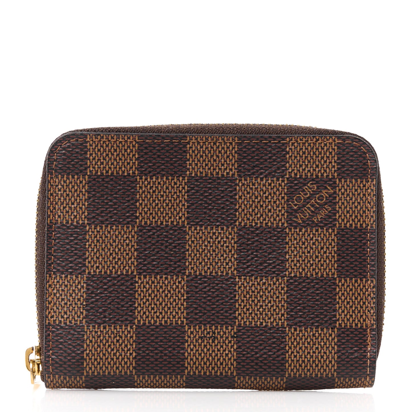 Damier Ebene Zippy Coin Purse Rose Ballerine