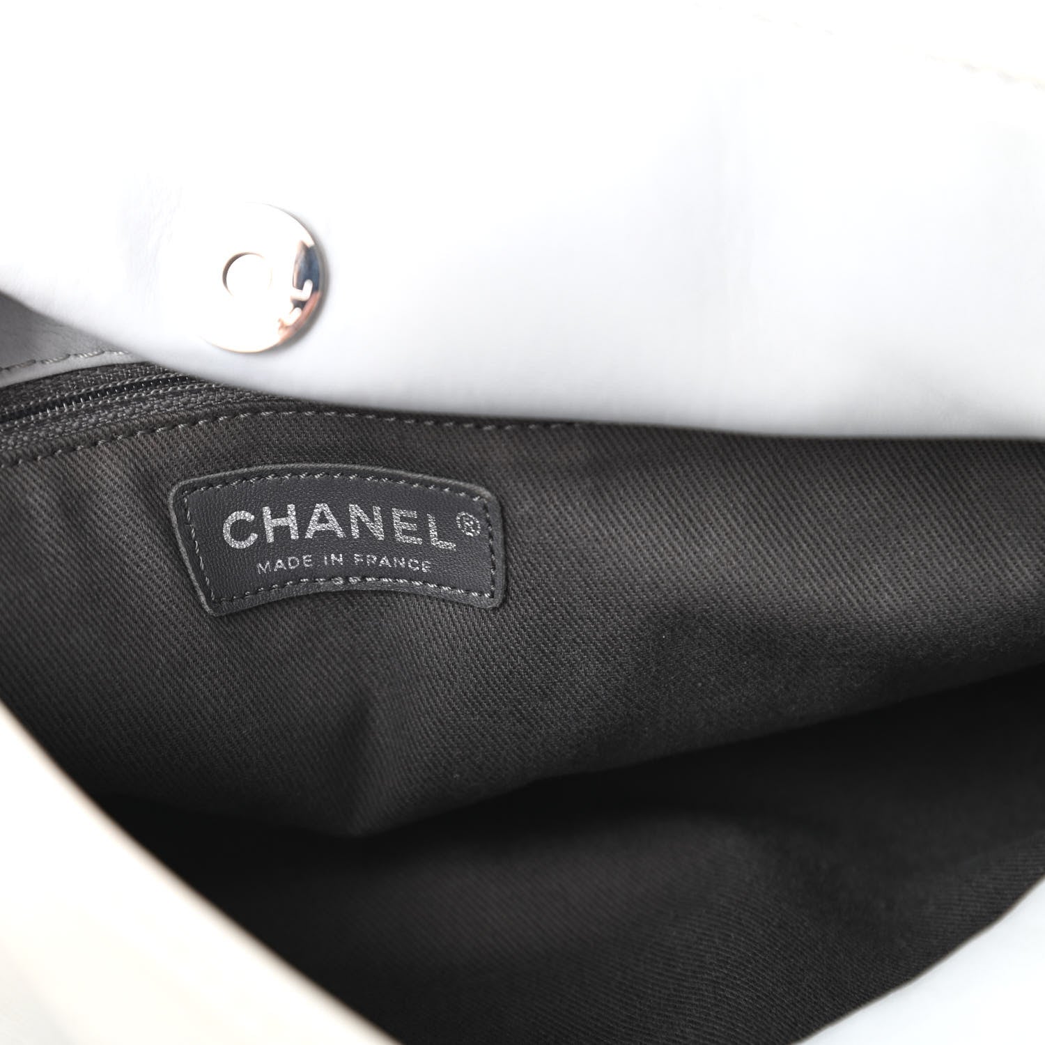 Chanel Lambskin Large Sharpei Shoulder Bag Grey 8 of 11