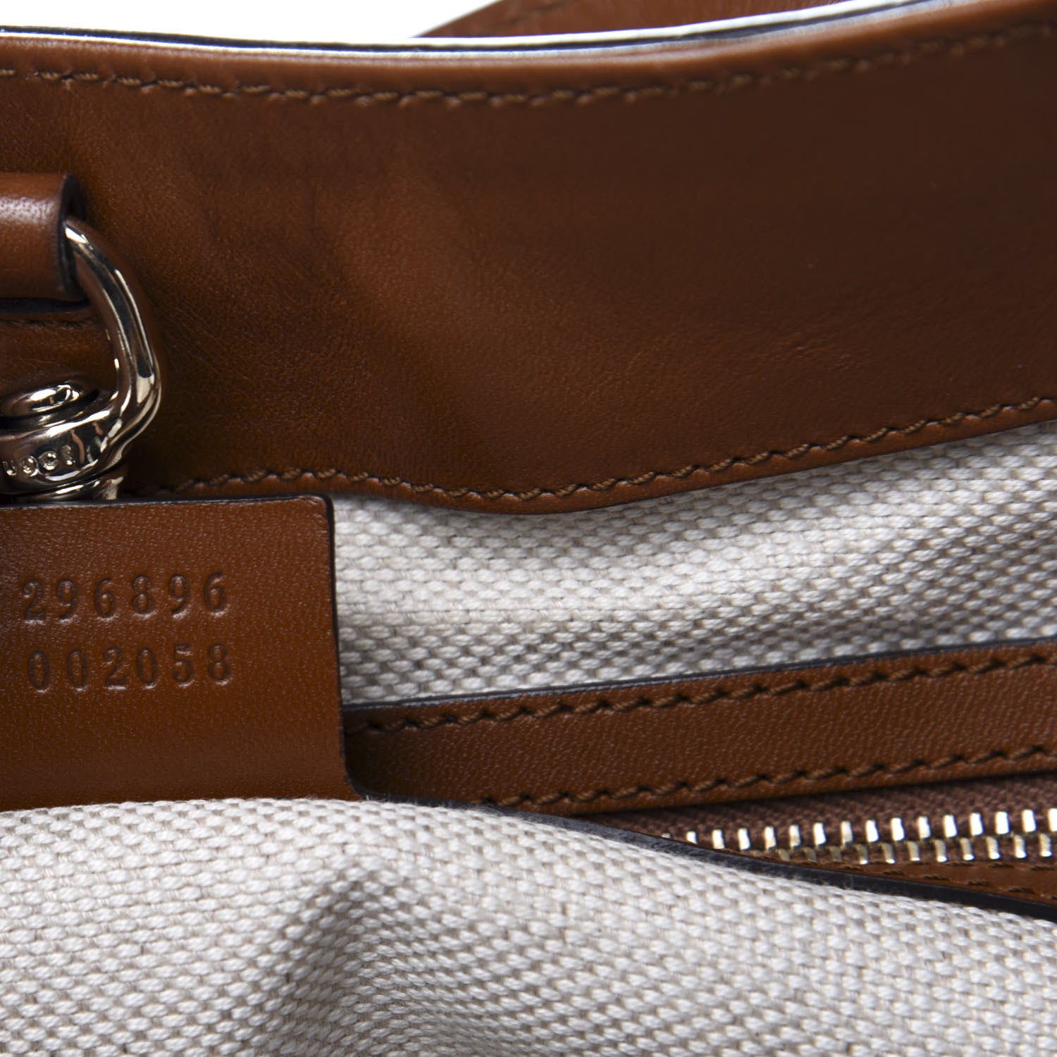 Gucci Monogram Medium Brick Lane Tote Brown 11 of 13