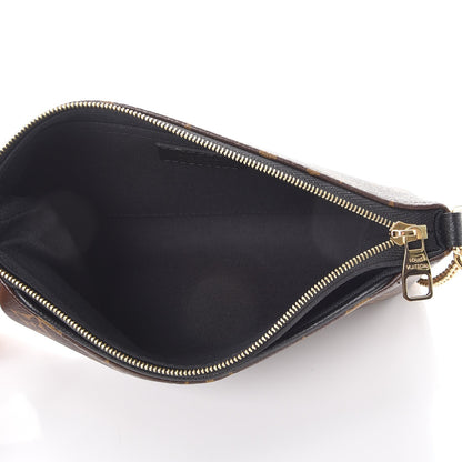 Louis Vuitton Monogram Pallas Clutch Black 5 of 8