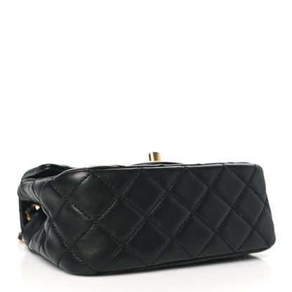 Chanel Lambskin Quilted Mini Pearl Crush Flap Black 4 of 11