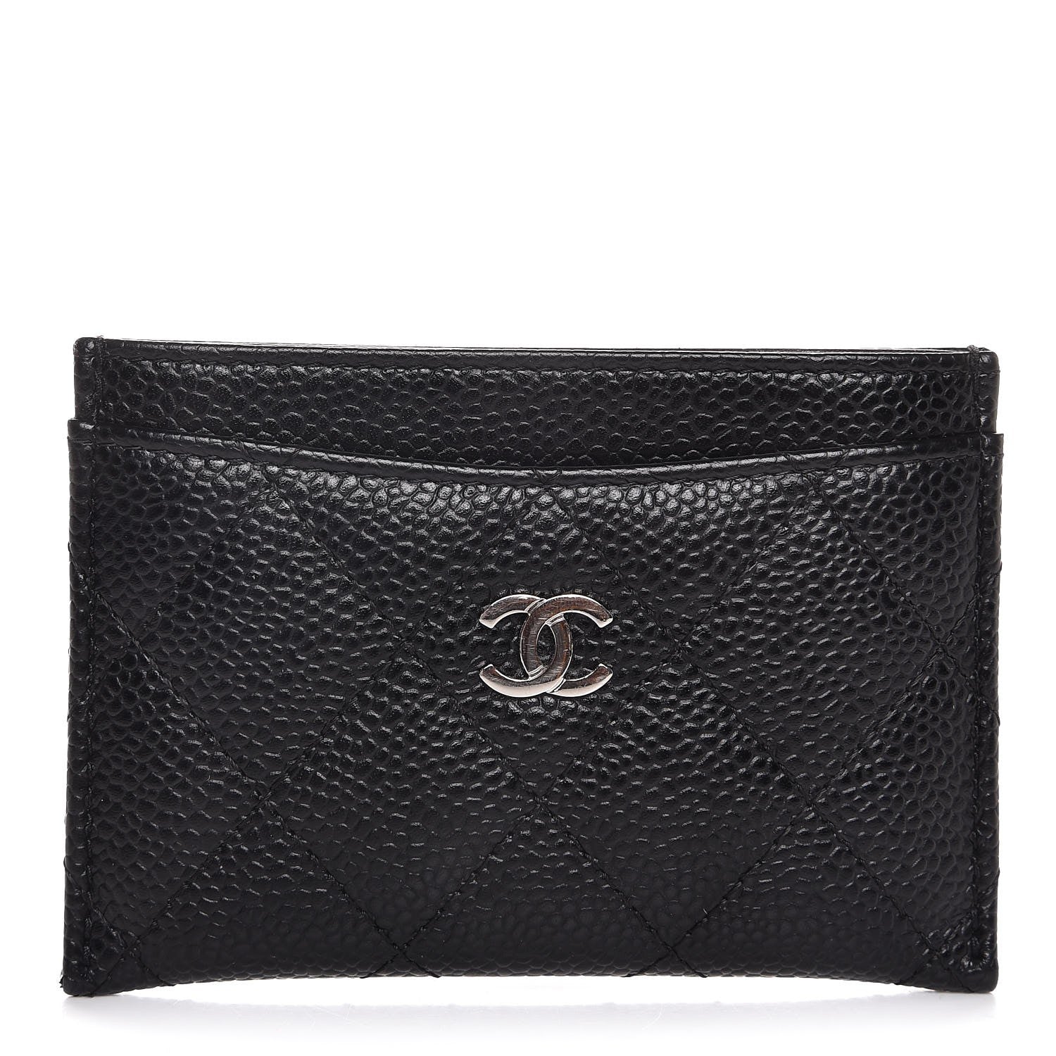 Chanel Caviar Quilted Card Holder Black 1 of 9