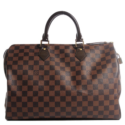 Louis Vuitton Damier Ebene Speedy 35 1 of 7