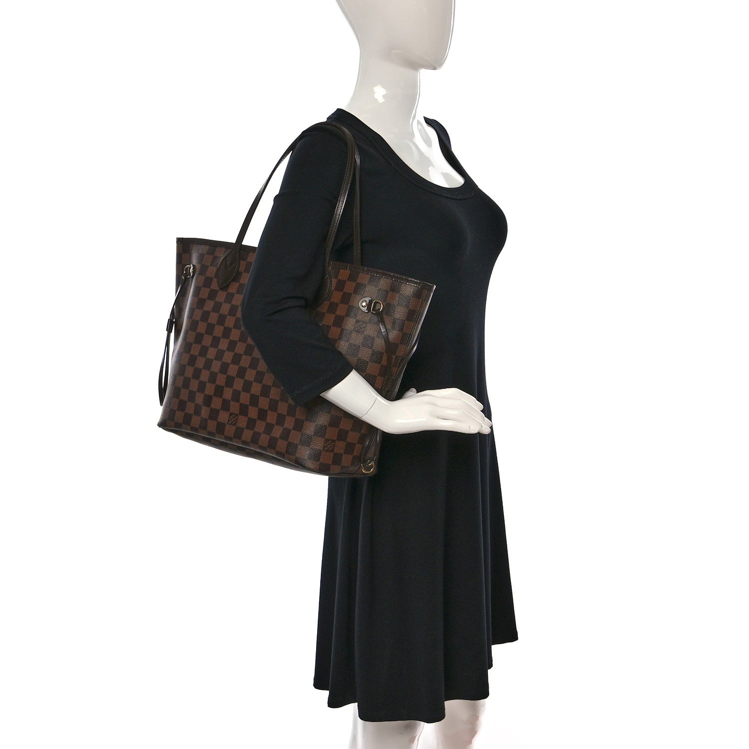 Louis Vuitton Damier Ebene Neo Neverfull MM 2 of 10