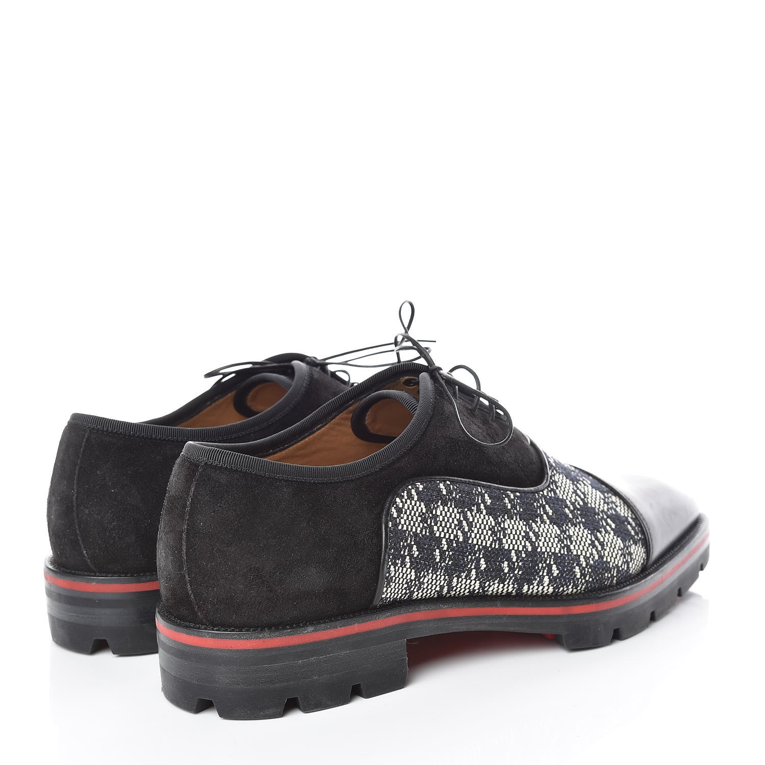 Christian Louboutin Suede Calfskin Mens Hubertus Orlato Flat 42 Black 4 of 7