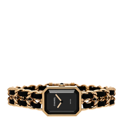 Chanel Stainless Steel Lambskin 20mm Chain Premiere Quartz Watch Gold XL 7 of 9