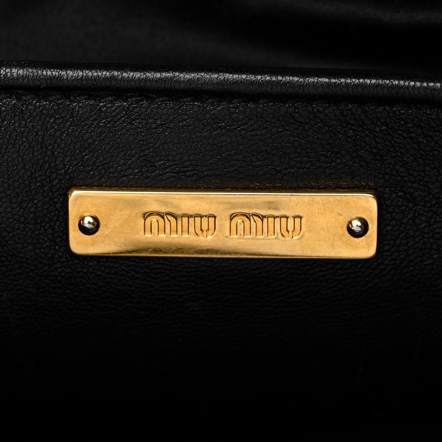 Miu Miu Nappa Matelasse Top Handle Black 6 of 18