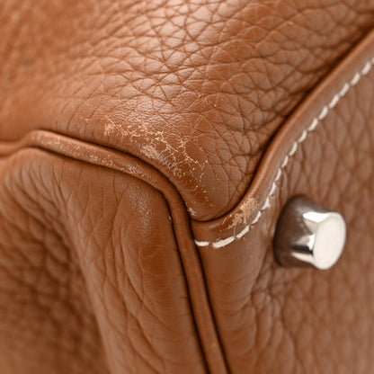 Hermes Taurillon Clemence Kelly Retourne 35 Gold 12 of 19