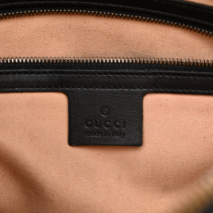 Gucci Calfskin Matelasse Mens GG Marmont Belt Bag 80 32 Black 6 of 12