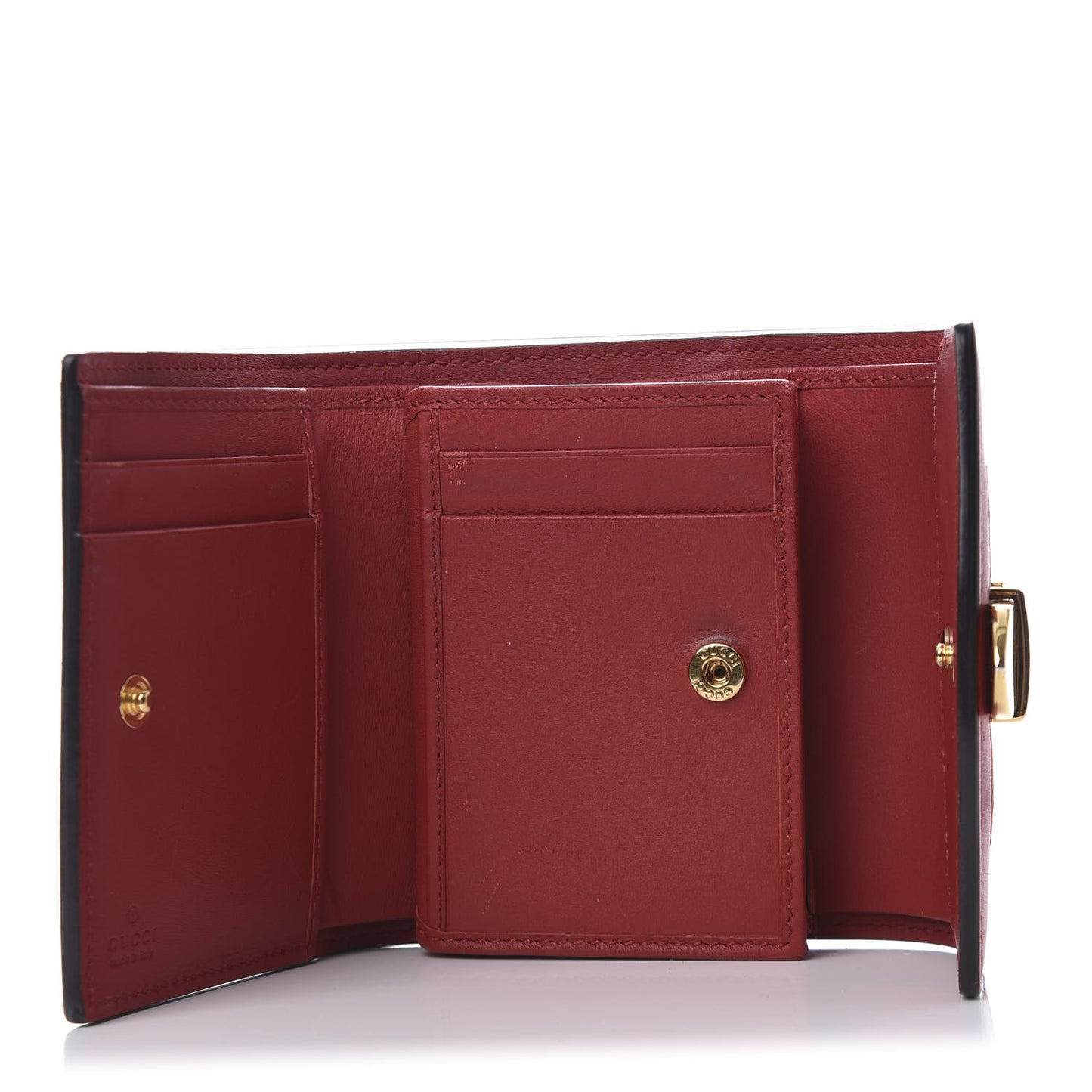 Calfskin Sylvie Wallet Hibiscus Red