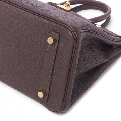 Hermes Togo Birkin 25 Chocolate 8 of 33