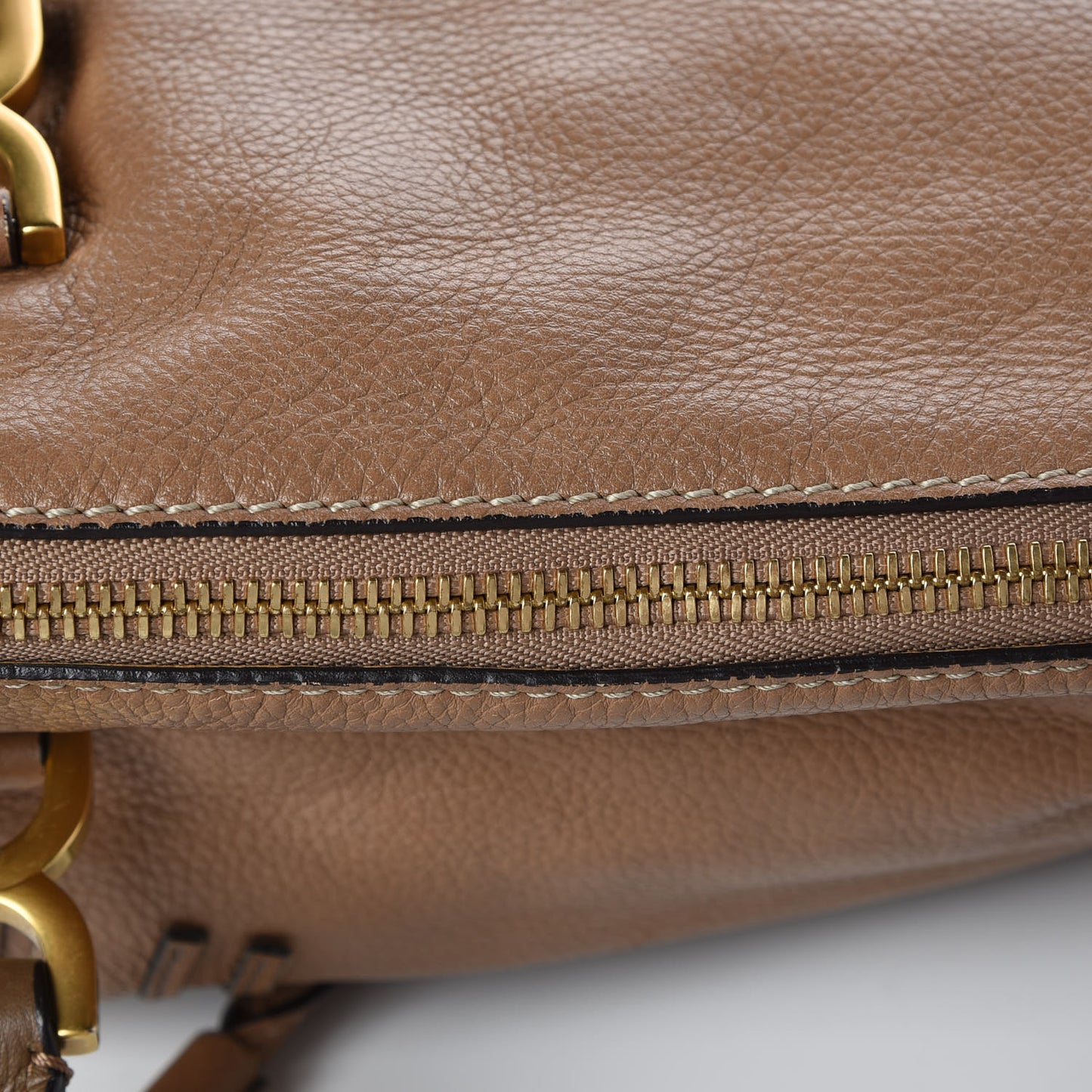 Calfskin Medium Marcie Satchel Nut