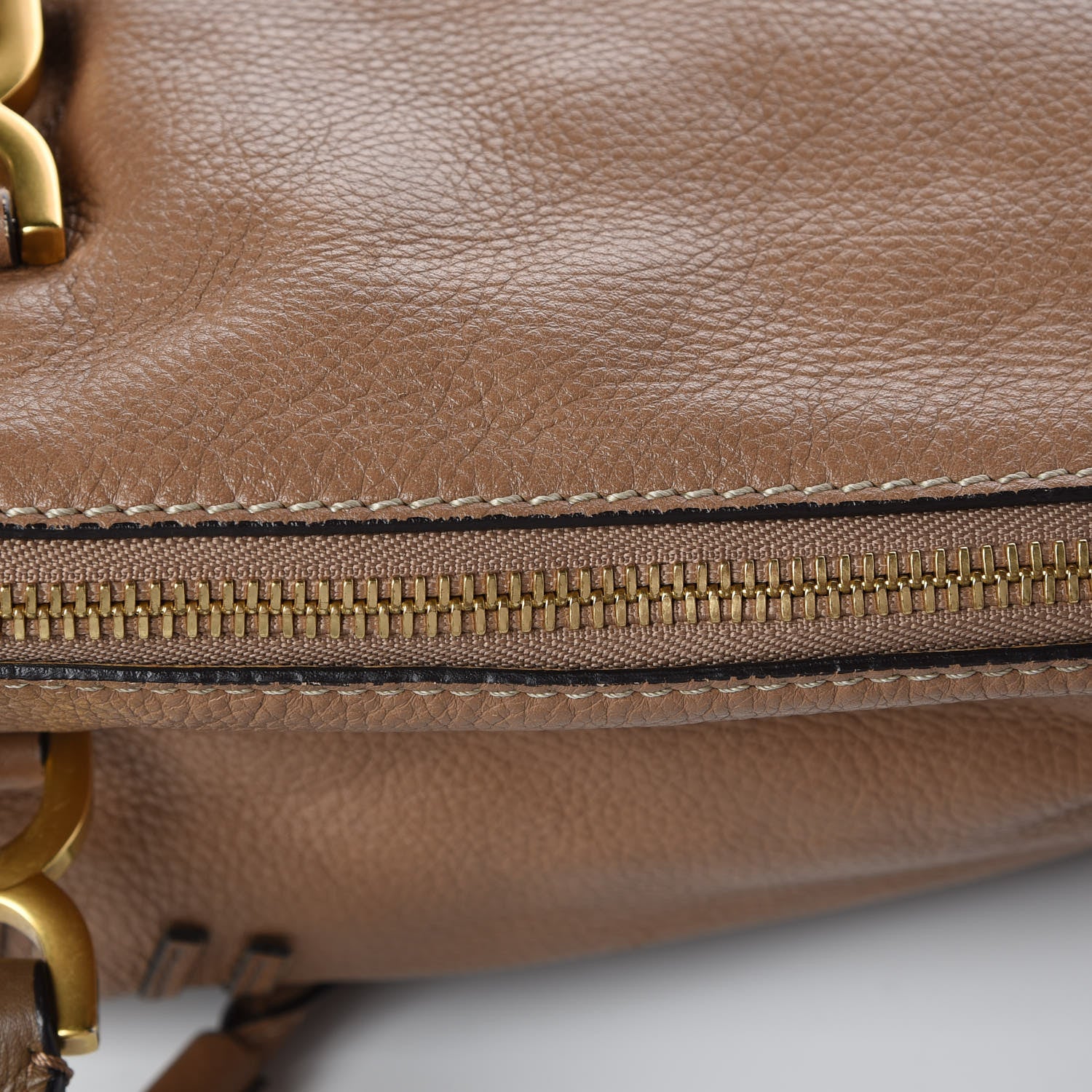 Chloe Calfskin Medium Marcie Satchel Nut 12 of 15