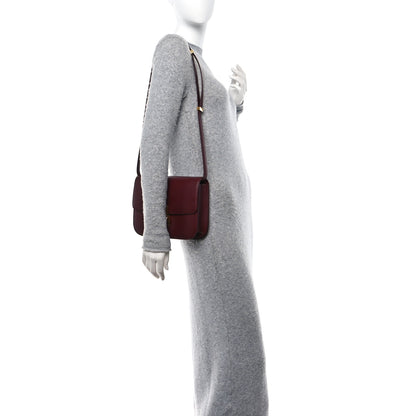 Celine Box Calfskin Medium Classic Box Flap Bag Burgundy 2 of 16