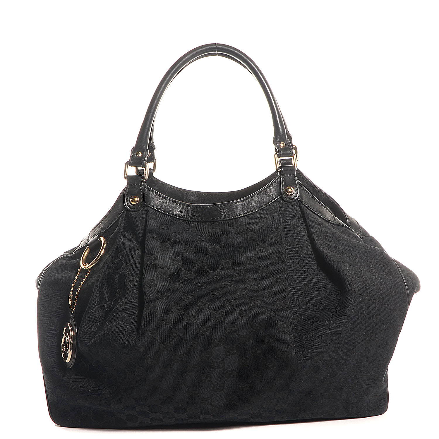 Gucci Monogram Large Sukey Tote Black 1 of 7