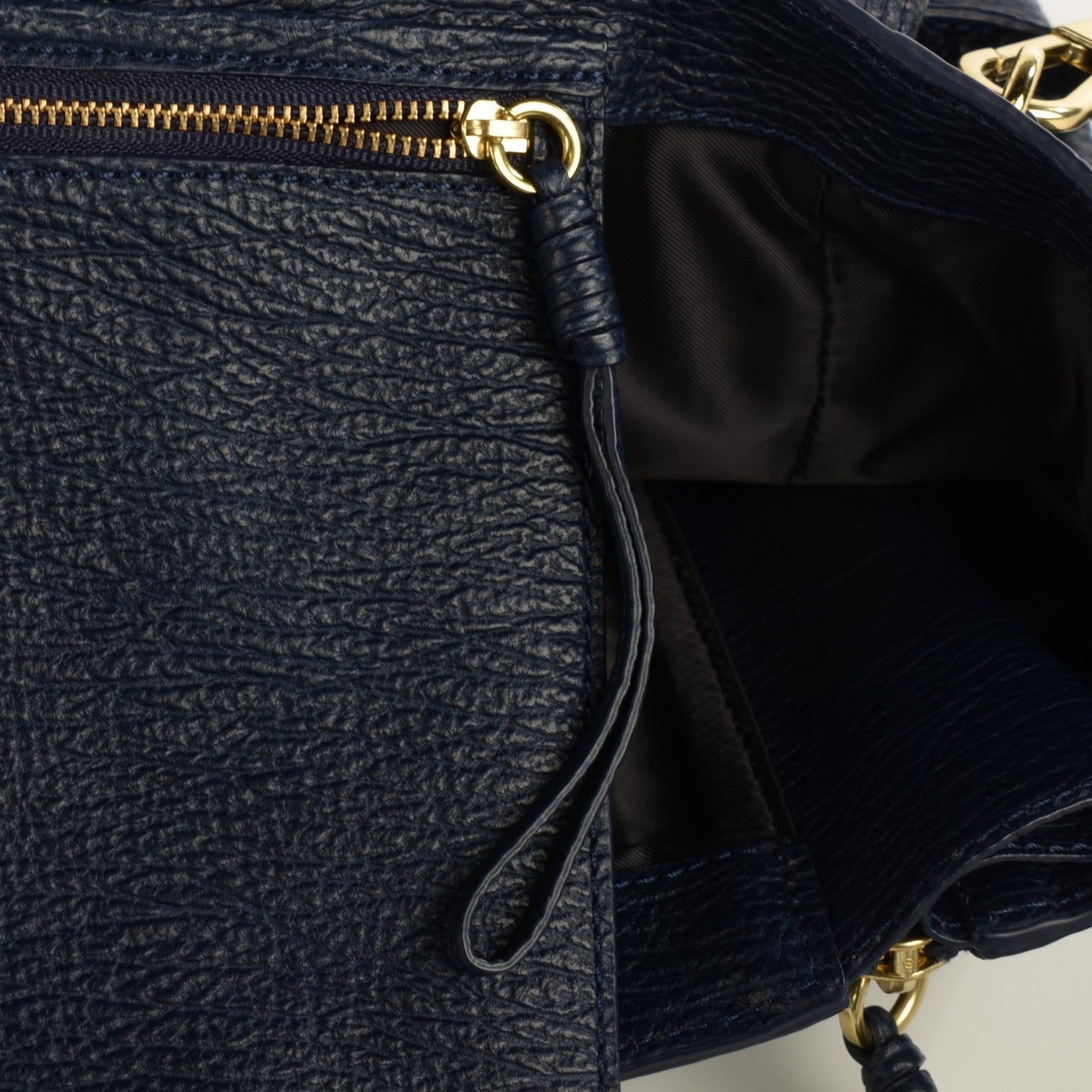 3.1 Phillip Lim 3.1 Textured Calfskin Large Pashli Satchel Ink 13 of 15