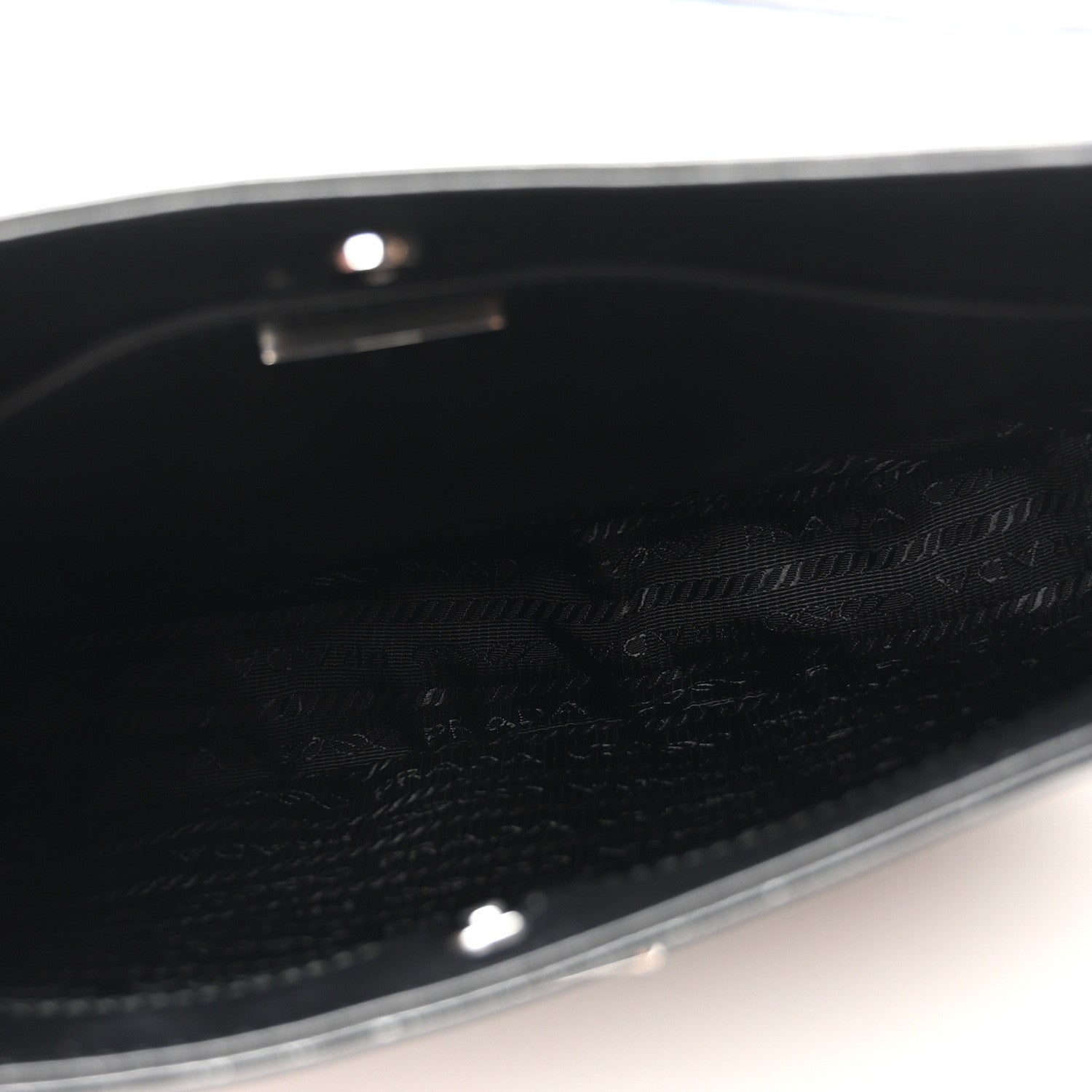 Prada Spazzolato Cleo Shoulder Bag Black 5 of 10