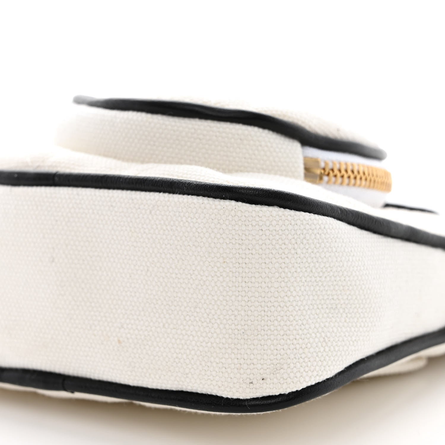 Chanel Canvas Calfskin Tennis Racket Mini Bag White Black 11 of 11