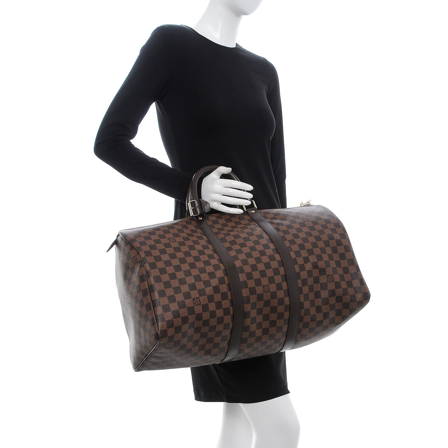 Louis Vuitton Damier Ebene Keepall 50 2 of 9