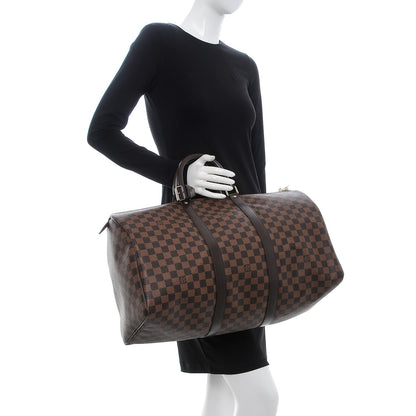 Louis Vuitton Damier Ebene Keepall 50 2 of 9