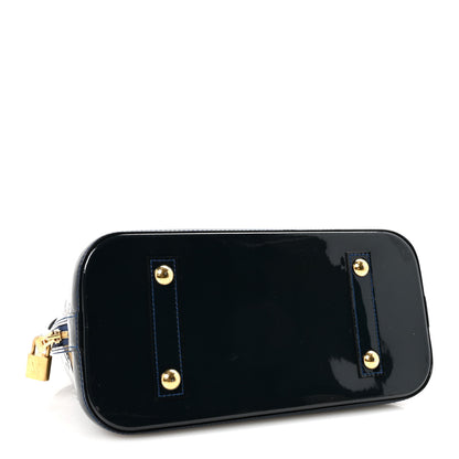 Louis Vuitton Vernis Alma PM Blue Infini 4 of 9