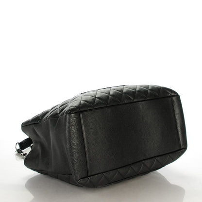 Chanel Caviar Quilted Grand Shopping Tote GST Black 4 of 7
