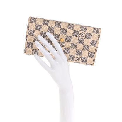 Louis Vuitton Damier Azur Porte Tresor International Wallet 2 of 12