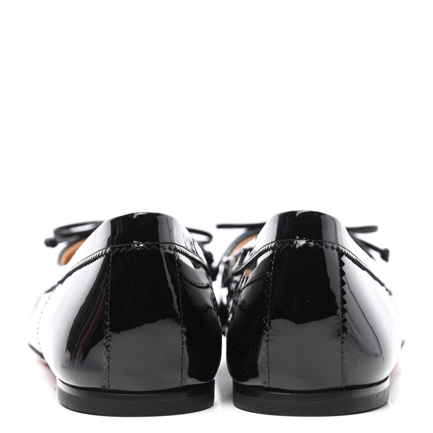 Christian Louboutin Patent Mamadrague Flats 40 Black 4 of 8