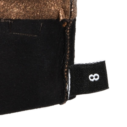 Chanel Metallic Lambskin Long Gloves 8 Black Brown 8 of 10