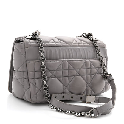 Christian Dior Calfskin Macrocannage Medium Caro Bag Iron Grey 3 of 10