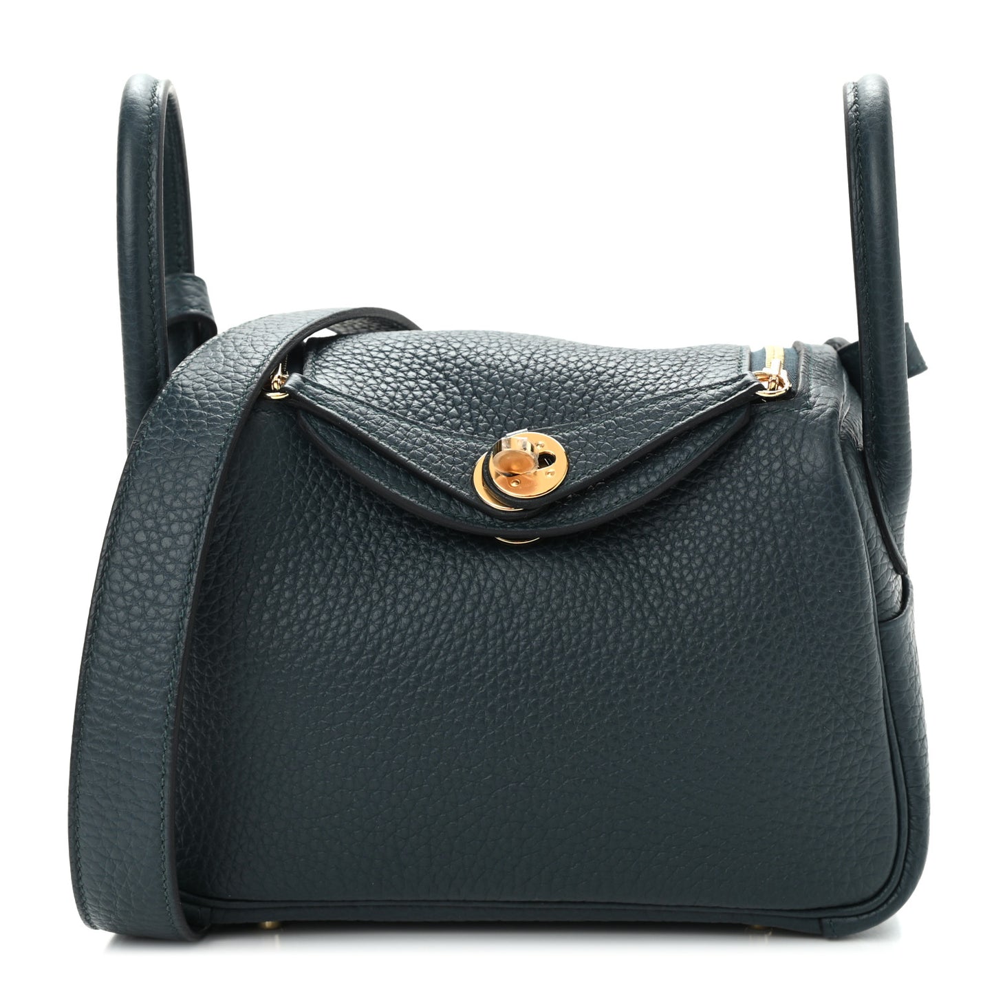 Taurillon Clemence Mini Lindy 20 Vert Cypress