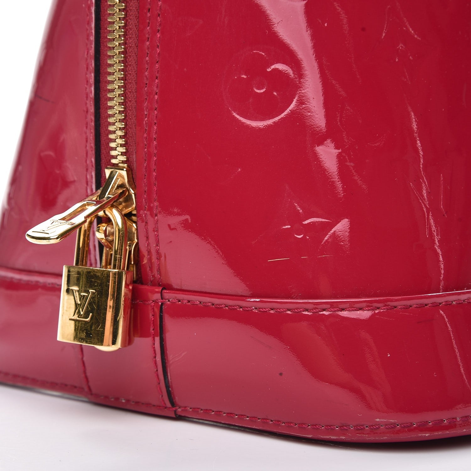 Louis Vuitton Vernis Alma GM Rose Indien 8 of 9