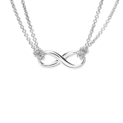 Tiffany Sterling Silver Infinity Pendant Necklace 4 of 6