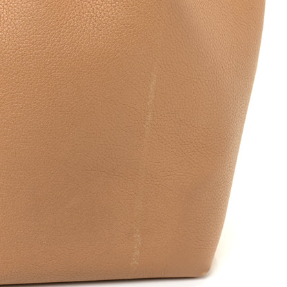 Louis Vuitton Calfskin Lockme Bucket MM Arizona Beige 25 of 27