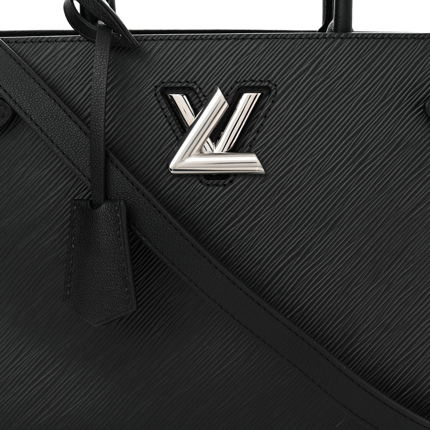 Louis Vuitton Epi Twist Tote Black 7 of 9