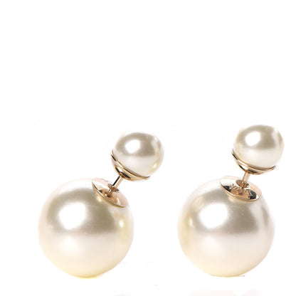 Christian Dior Pearl Mise En Dior Tribal Earrings 1 of 4