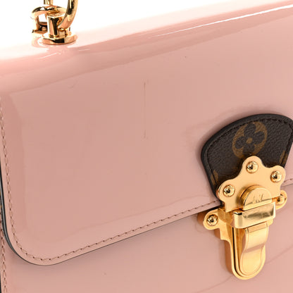 Louis Vuitton Patent Calfskin Monogram Cherrywood PM Rose Ballerine 10 of 10
