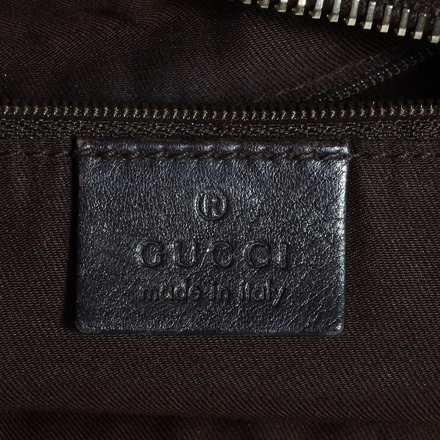Monogram D Gold Large Hobo Brown