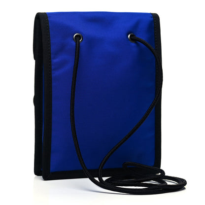 Balenciaga Casual Nylon Small Explorer Pouch with Strap Navy 2 of 8