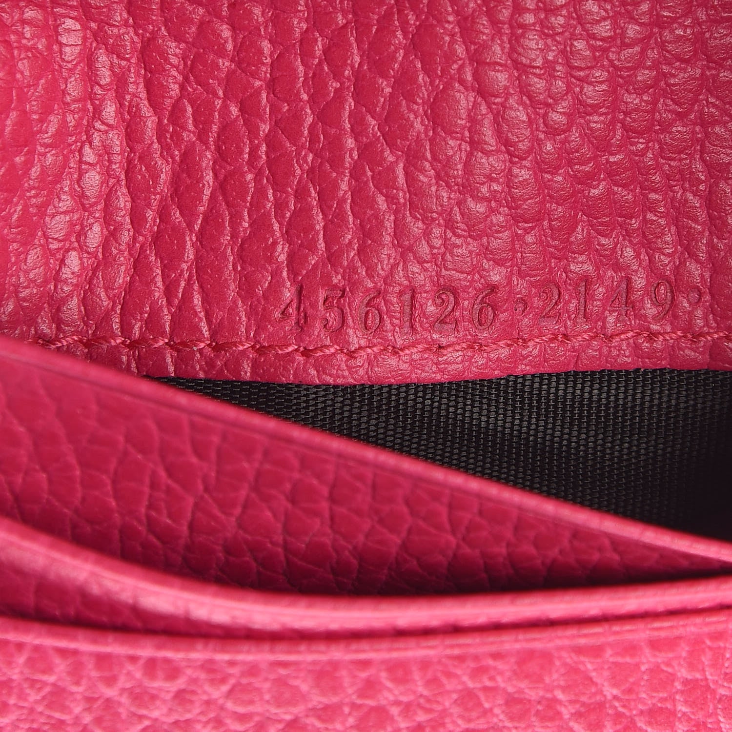 Gucci Dollar Calfskin GG Marmont Card Case Box Pink 7 of 8