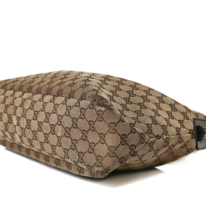 Gucci Monogram Medium Horsebit Chain Hobo Dark Brown 11 of 28