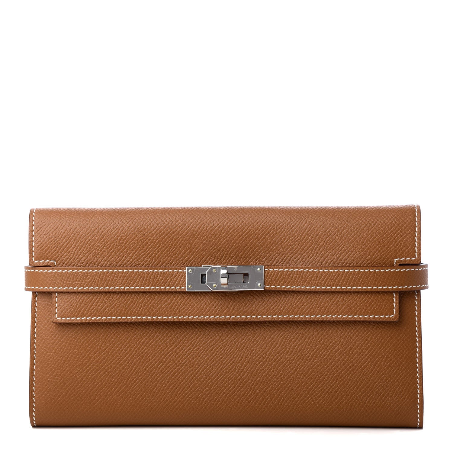 Hermes Epsom Kelly Longue Wallet Gold 1 of 8