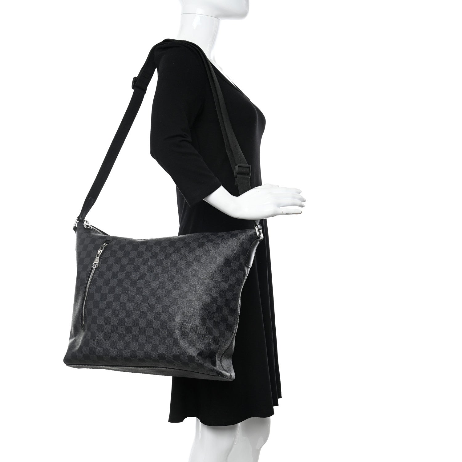 Louis Vuitton Damier Graphite Mick GM 2 of 13