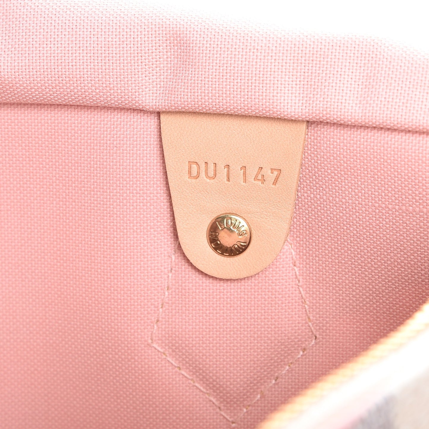 Damier Azur Tahitienne Speedy Bandouliere 30 Rose Ballerine