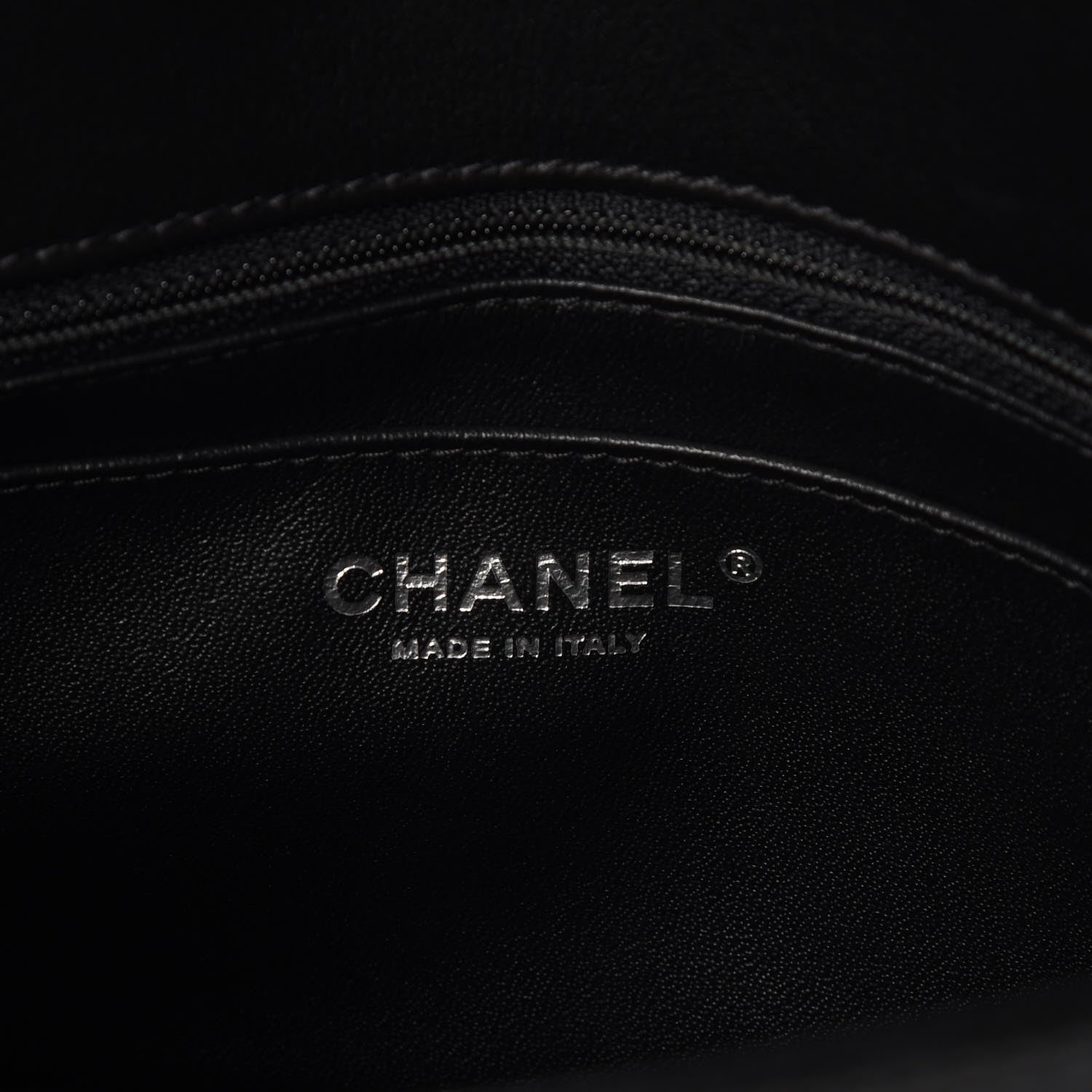 Chanel Calfskin Quilted Medium Rock My Shoulder Flap Black 6 of 7