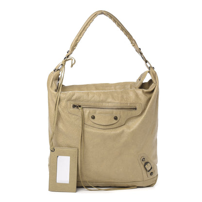 Balenciaga Agneau Classic Hardware Day Hobo Latte Beige 1 of 9