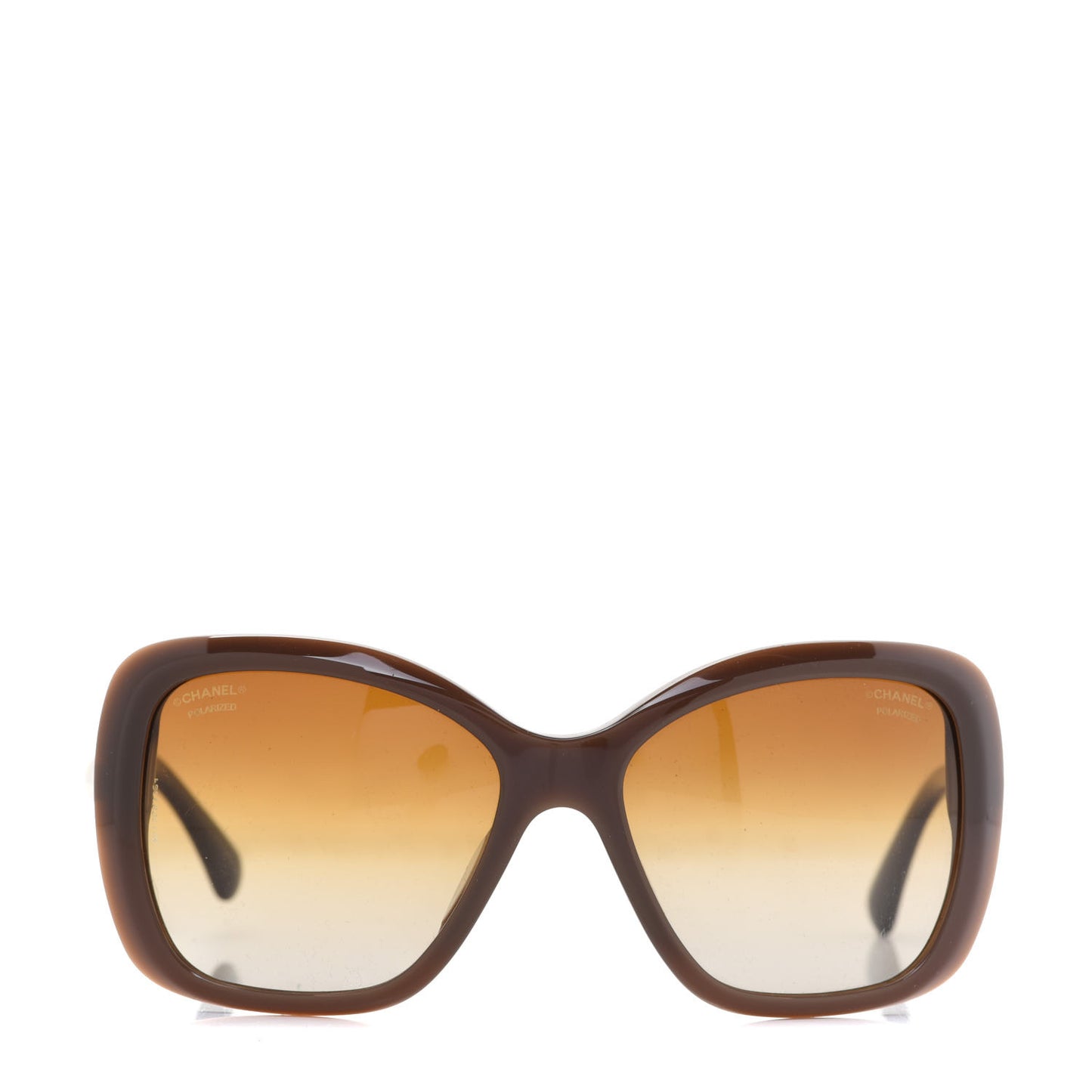 Pearl Polarized Square Sunglasses 5303-H Brown